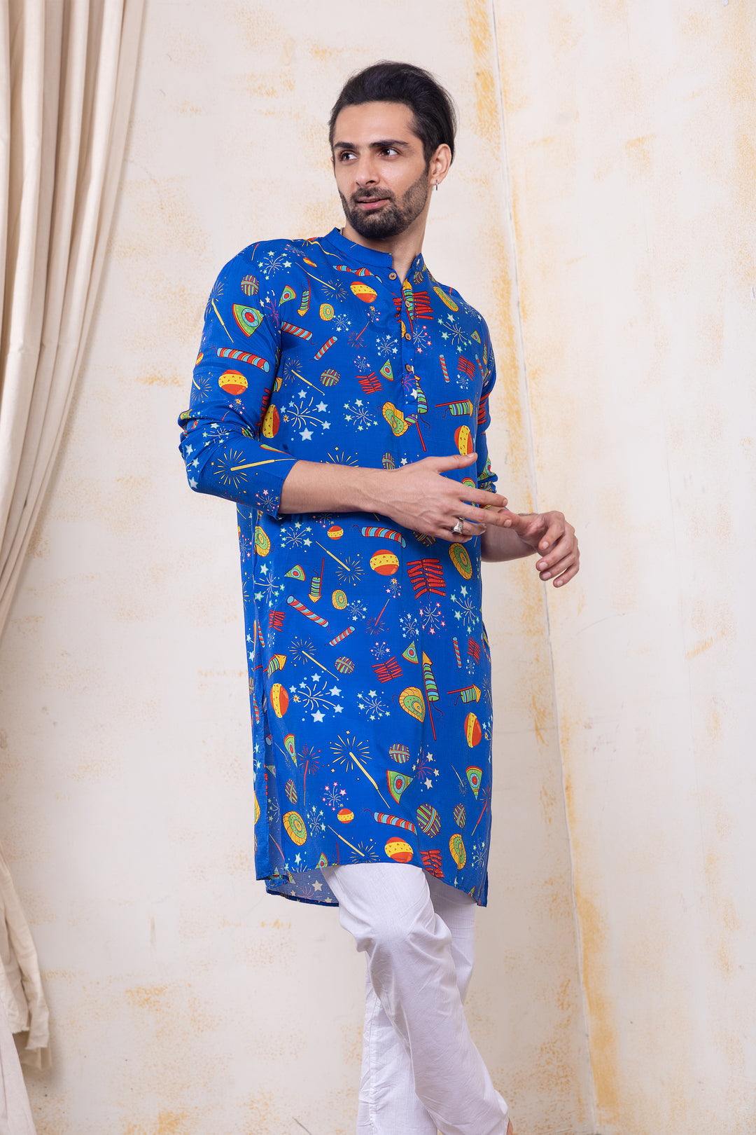 Viscose Silk Kurta for Boys, Men | Phooljhari