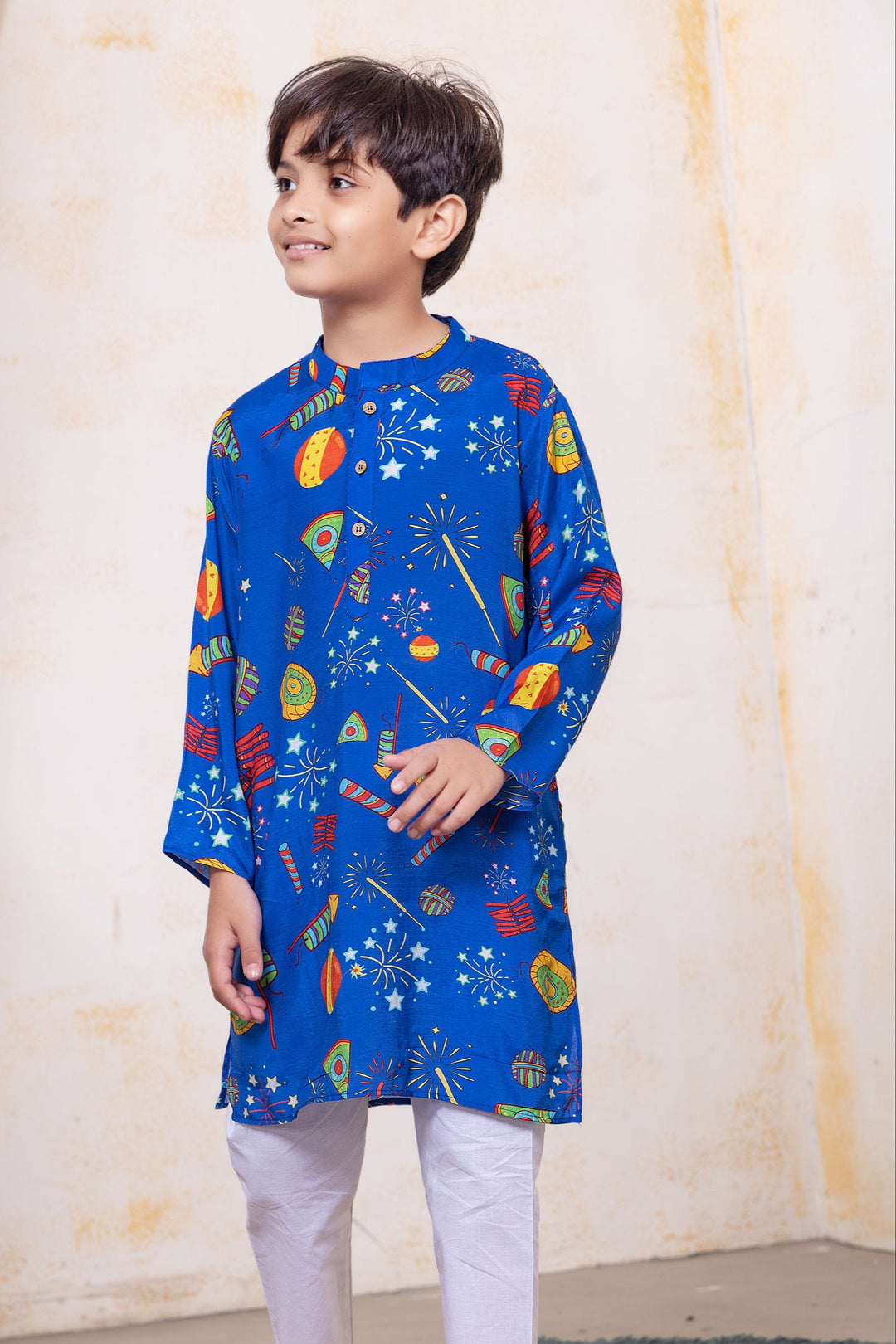 Viscose Silk Kurta for Boys, Men | Phooljhari