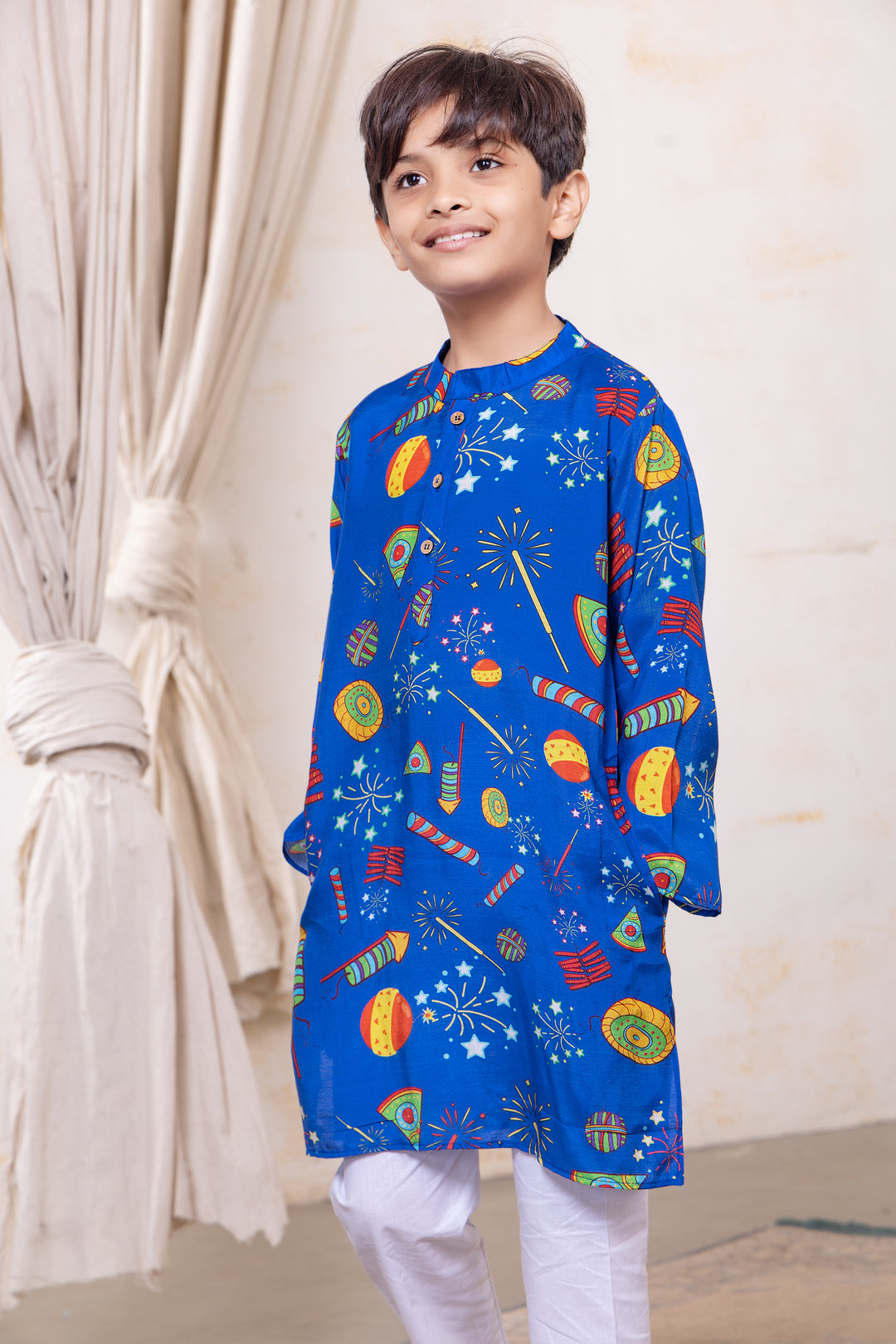 Viscose Silk Kurta for Boys, Men | Phooljhari