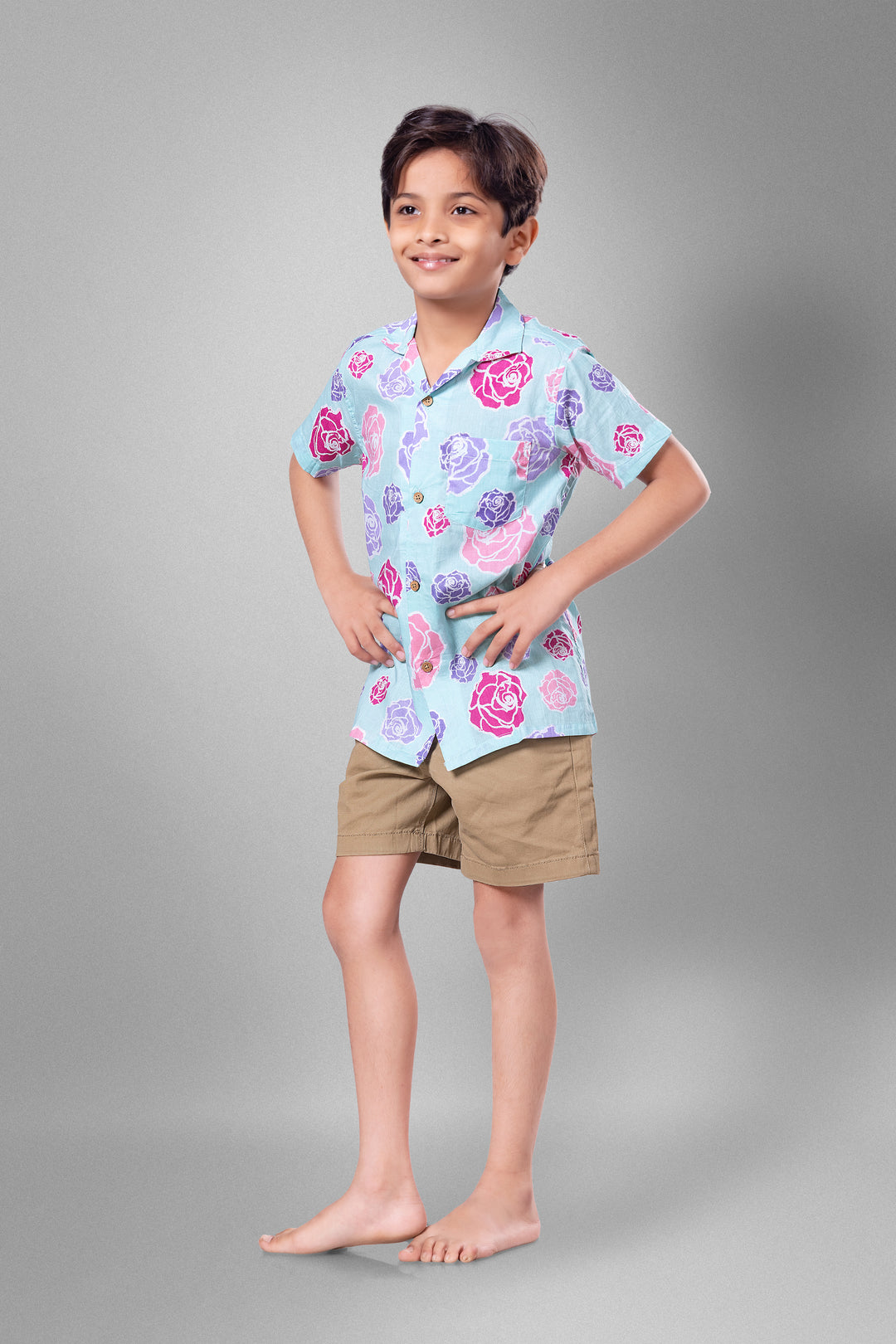 Cotton Beach Shirt | Rose Blush