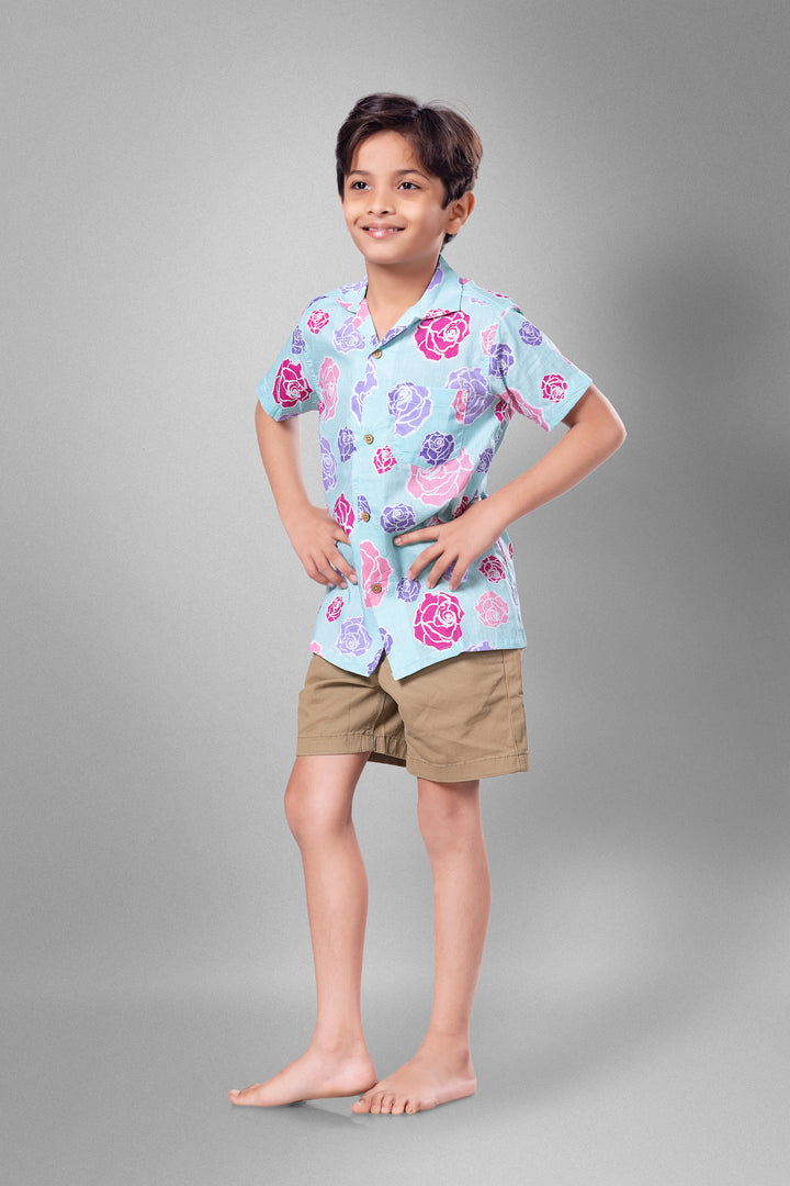 Cotton Beach Shirt | Rose Blush