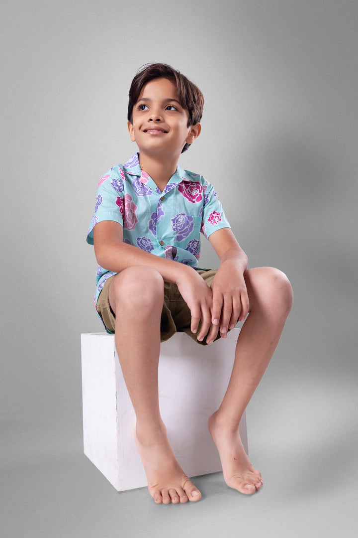 Cotton Beach Shirt | Rose Blush
