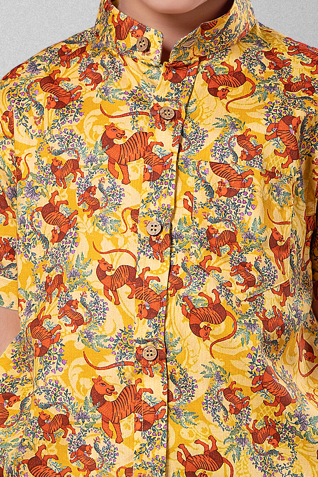 Cotton Shirt for Boys, Men | Bhil Tiger