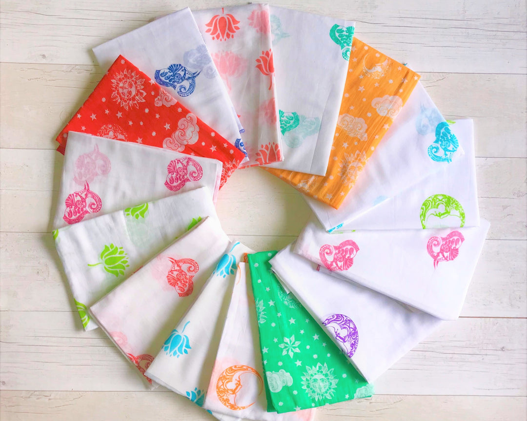 assorted muslin swaddles turaturi