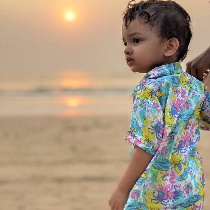 Cotton Beach Shirt | Under The Sea