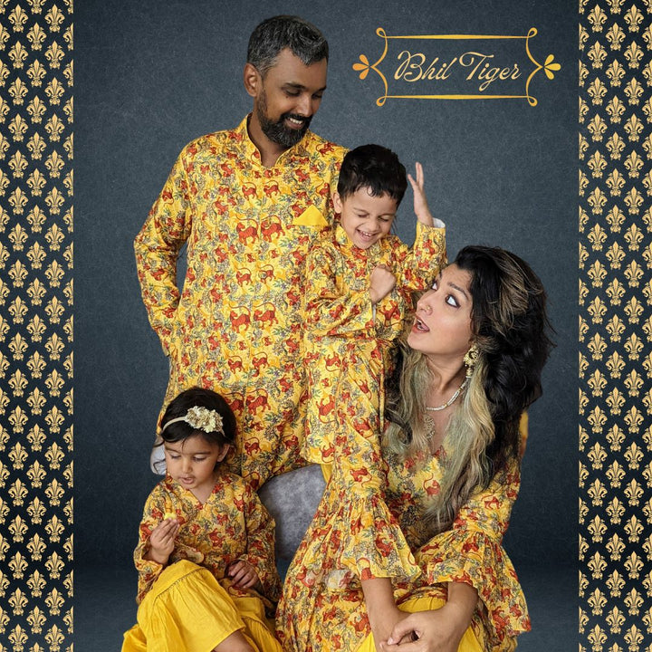 Sherwani &amp; Churidar Set | Bhil Tiger