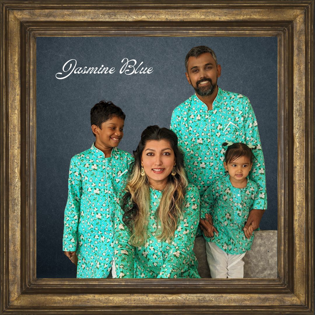 Sherwani &amp; Churidar Set | Jasmine Blue