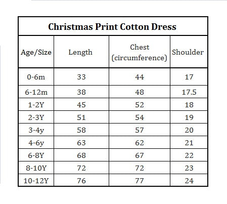 One Size Left | Christmas Cotton Dress | Dear Santa