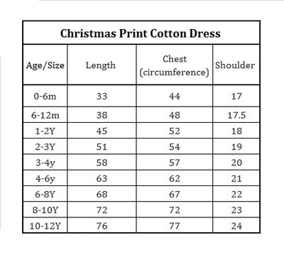 One Size Left | Christmas Cotton Dress | Dear Santa