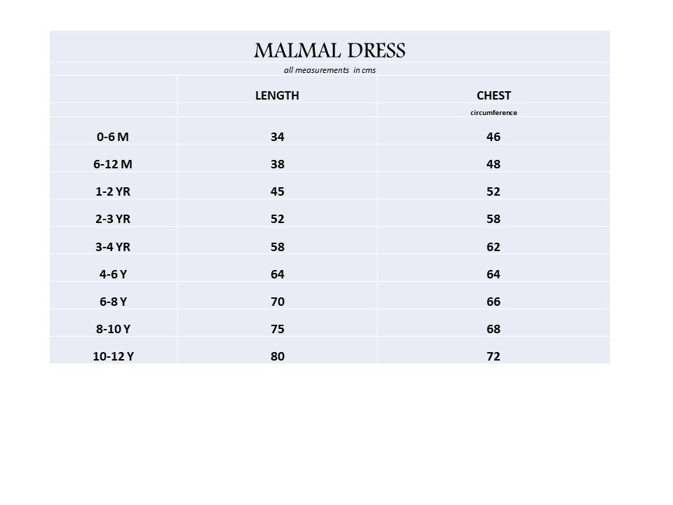 Malmal Dress | Unicorn Dreams
