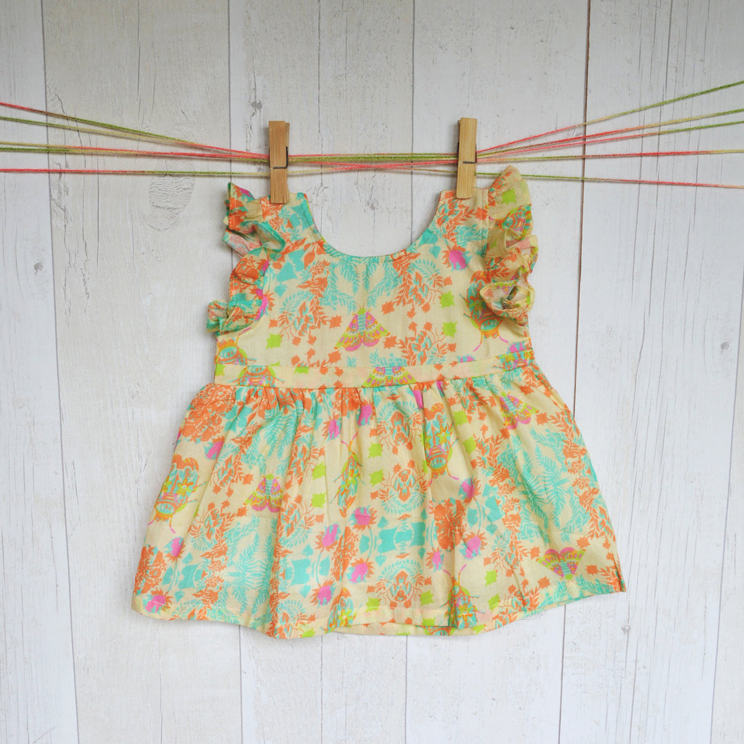 Cotton Malmal Dress | Bugs &amp; Beetles | 0-12Y