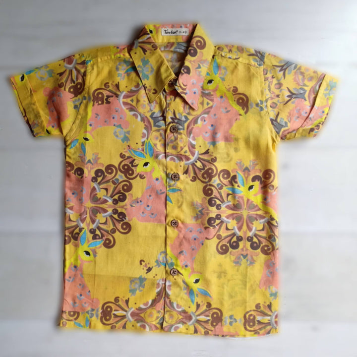 Cotton Malmal Shirt | Funny Bunny