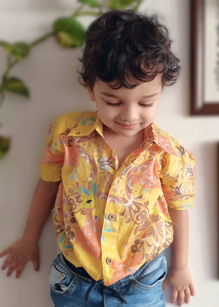 Cotton Malmal Shirt | Funny Bunny