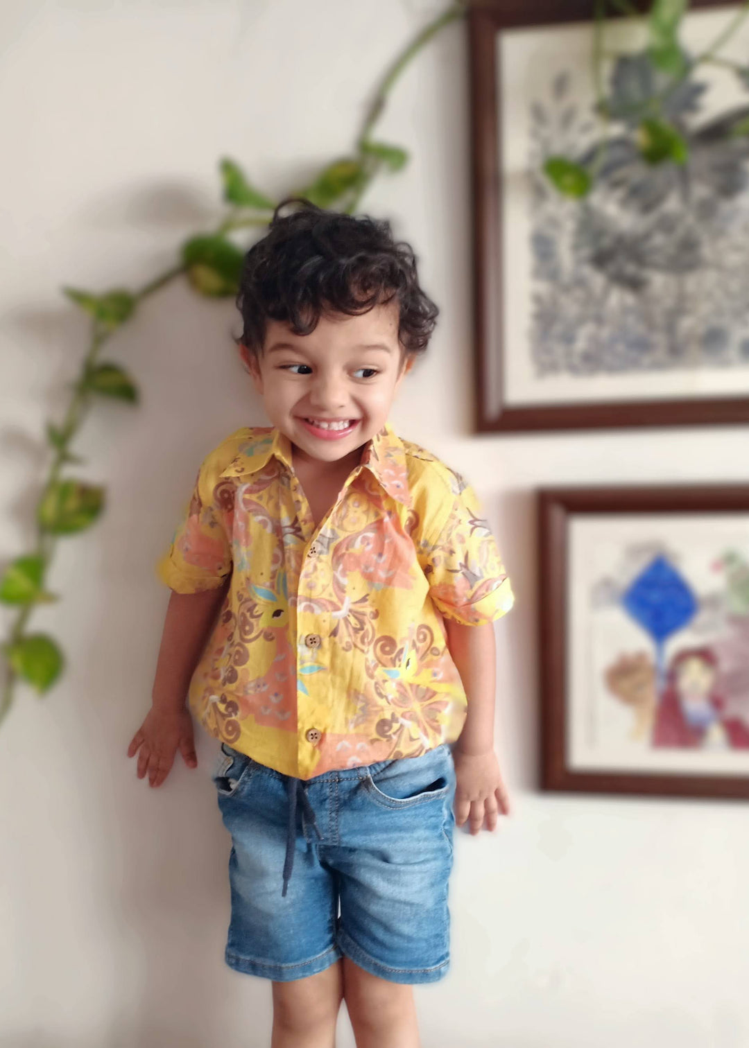 Cotton Malmal Shirt | Funny Bunny
