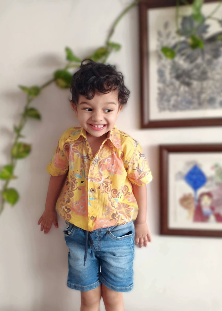 Cotton Malmal Shirt | Funny Bunny