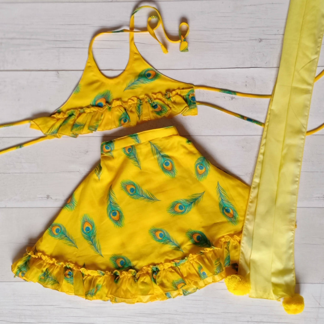 Cotton Malmal Lehenga Set | Mor Pankh