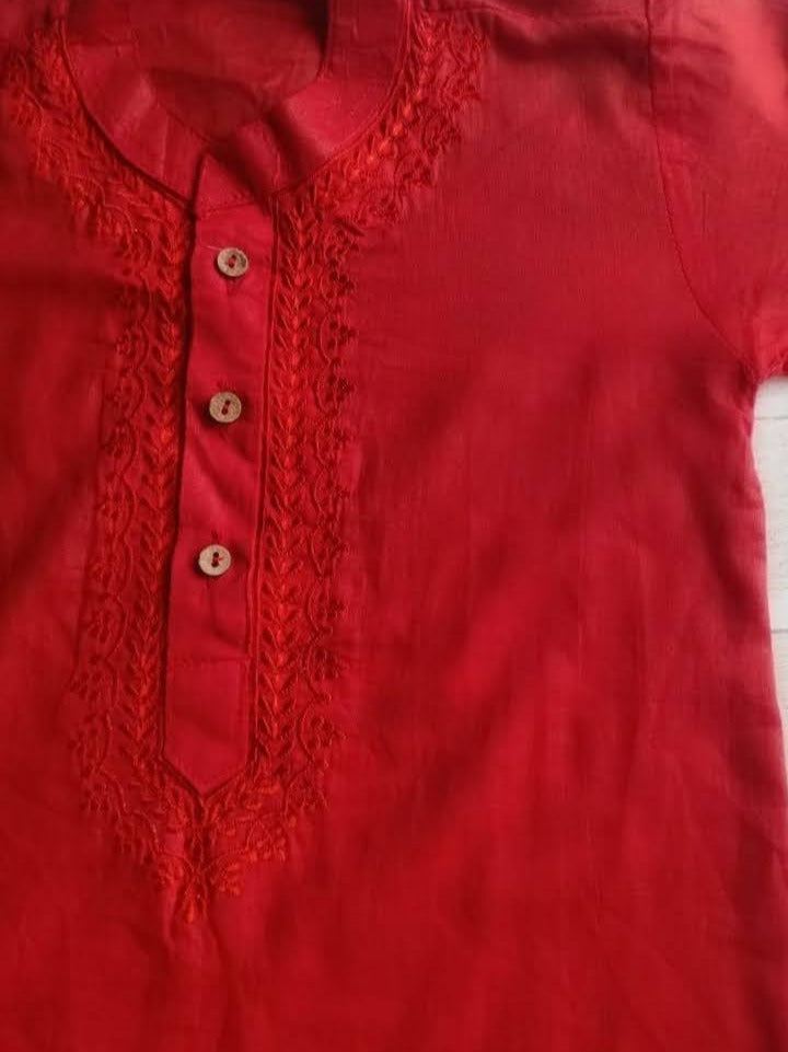 Embroidered Cotton Men&