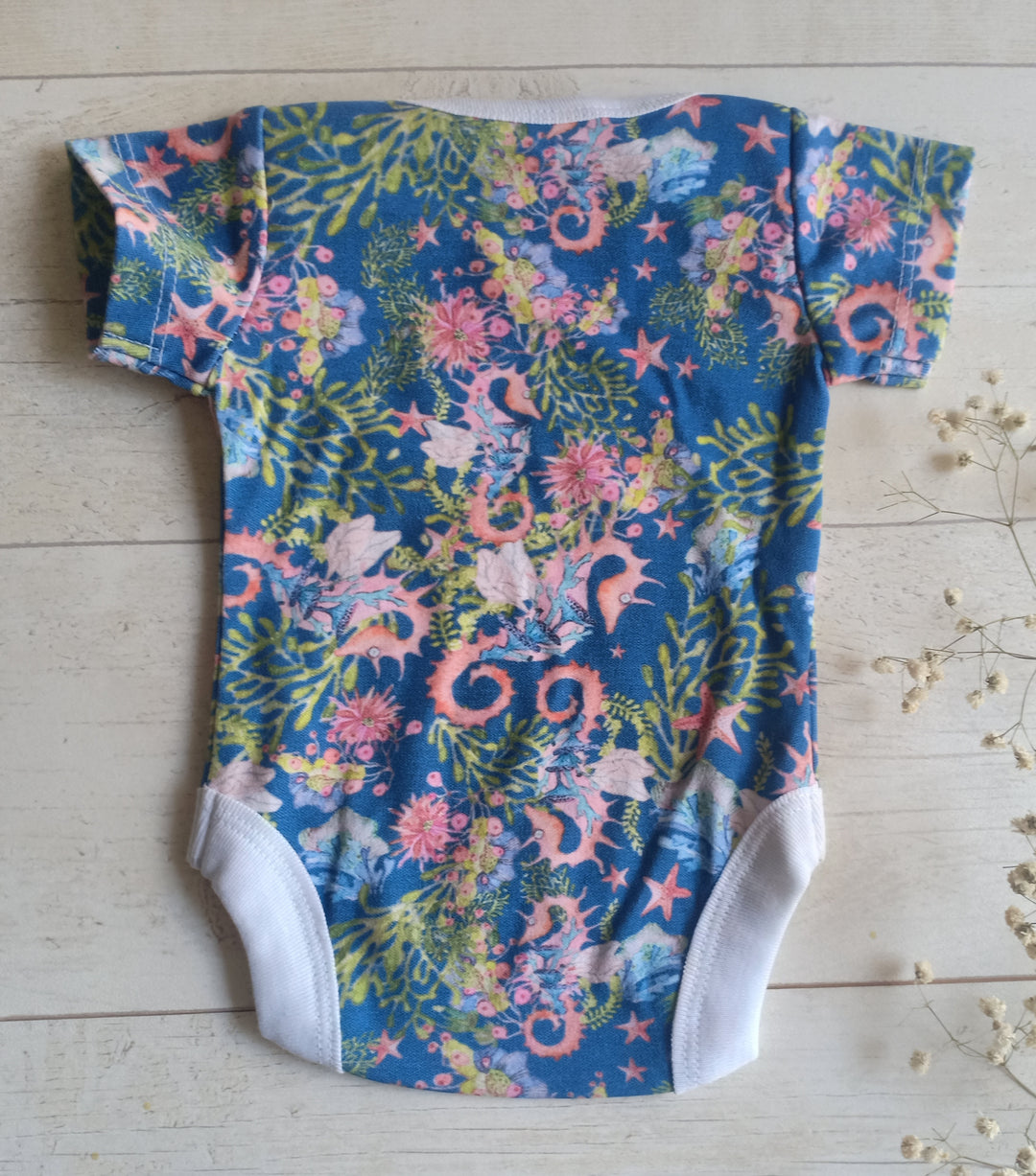 Baby Onesie | Half Sleeve Bodysuit | Ocean Treasures