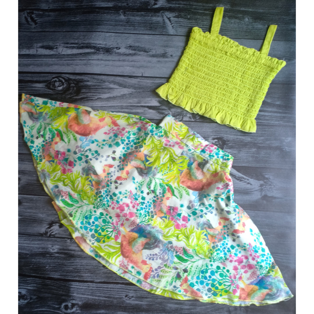 Cotton Malmal Lehenga Set | Kukdoo Koo