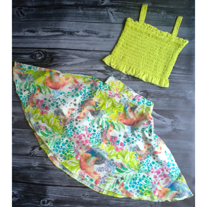 Cotton Malmal Lehenga Set | Kukdoo Koo