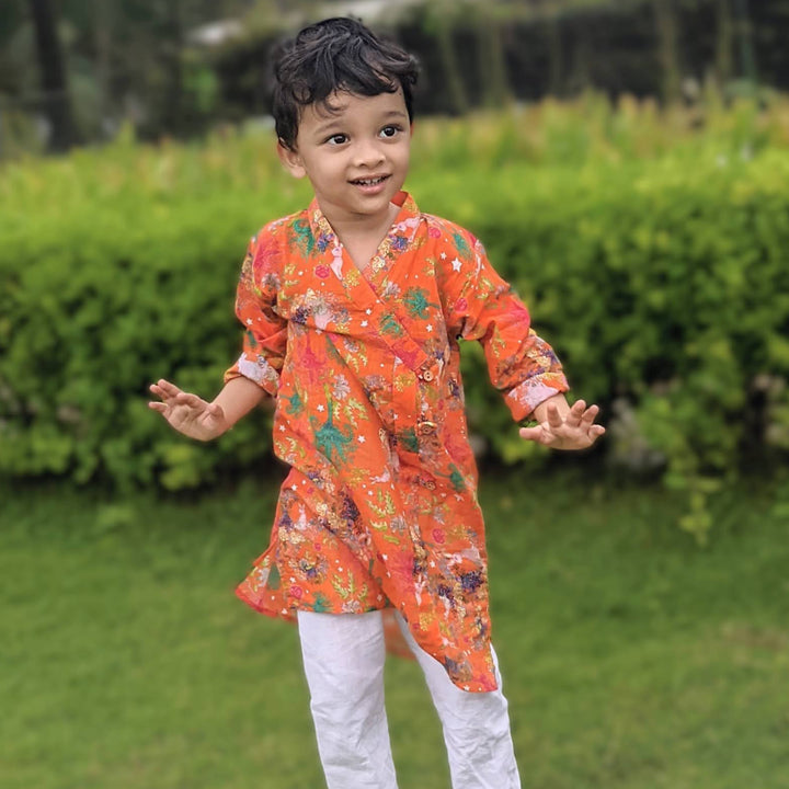 Cotton Malmal Kurta | Bunny Hop