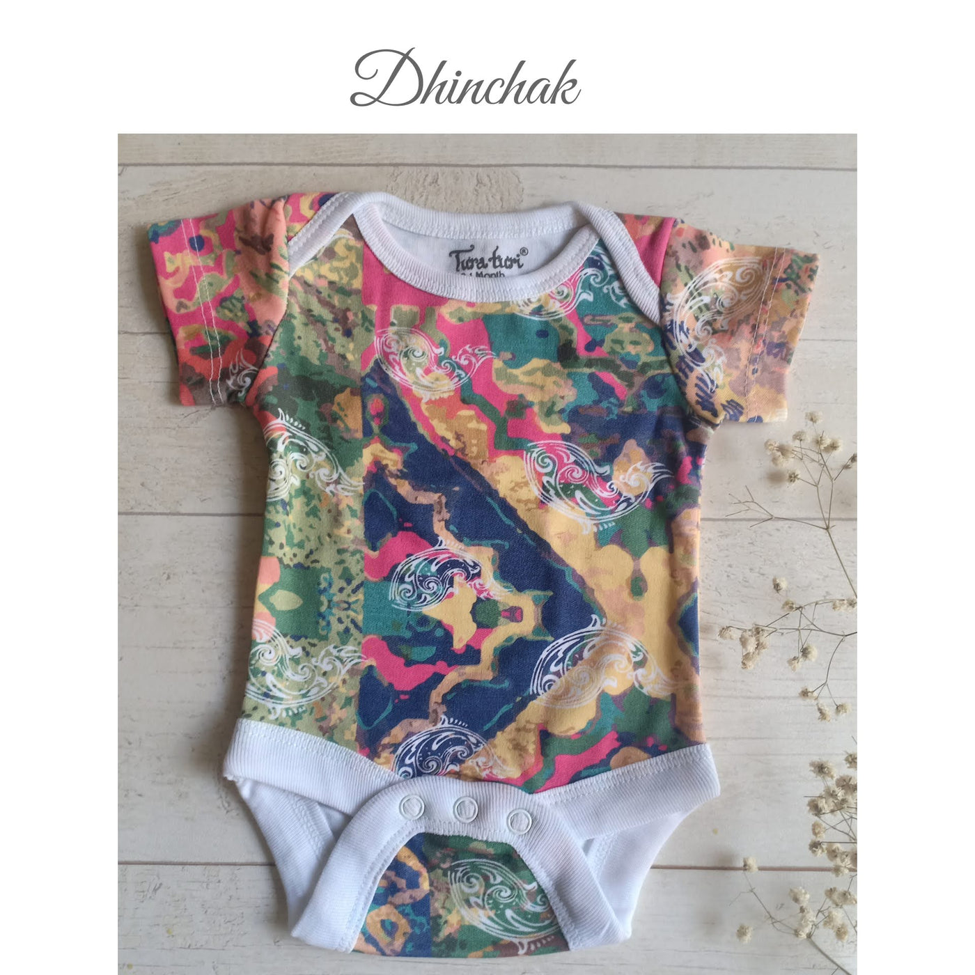 Baby Onesie | Half Sleeve Bodysuit | Dhinchak