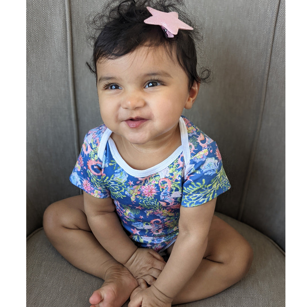 Baby Onesie | Half Sleeve Bodysuit | Ocean Treasures