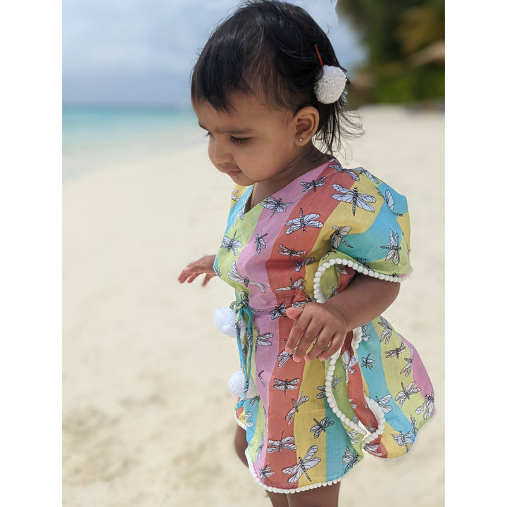 Cotton Malmal Beach Kaftan | Dragonfly