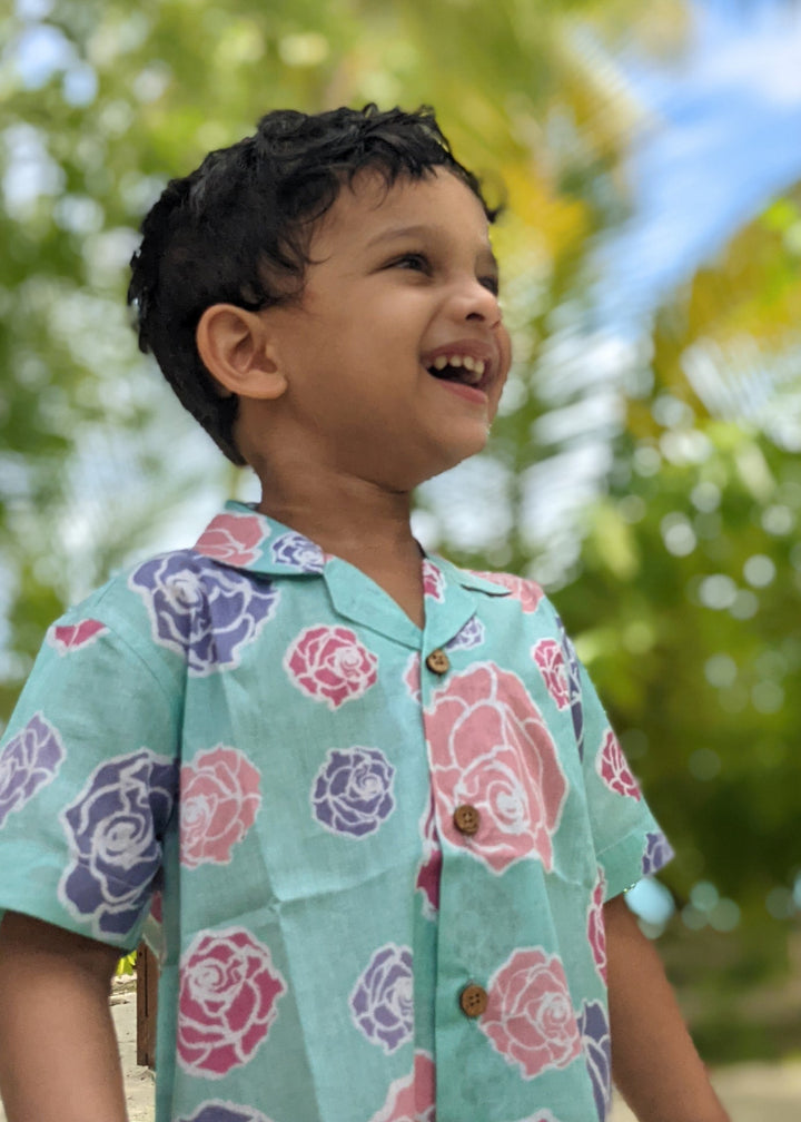 Cotton Beach Shirt | Rose Blush