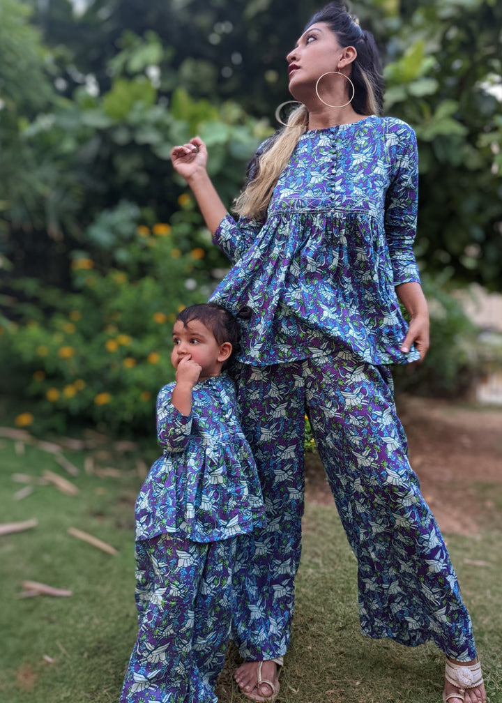 Cotton Coord Set | Flying Elephant | Newborn to Adult