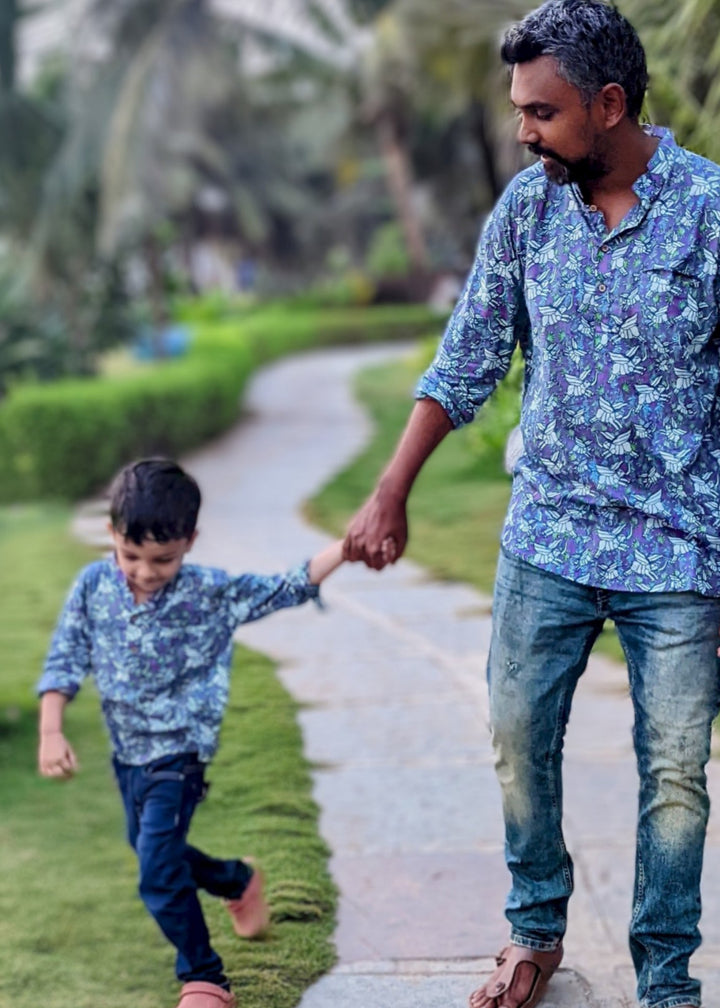 Malmal Kurta-Shirt for Boys, Men | Flying Elephant
