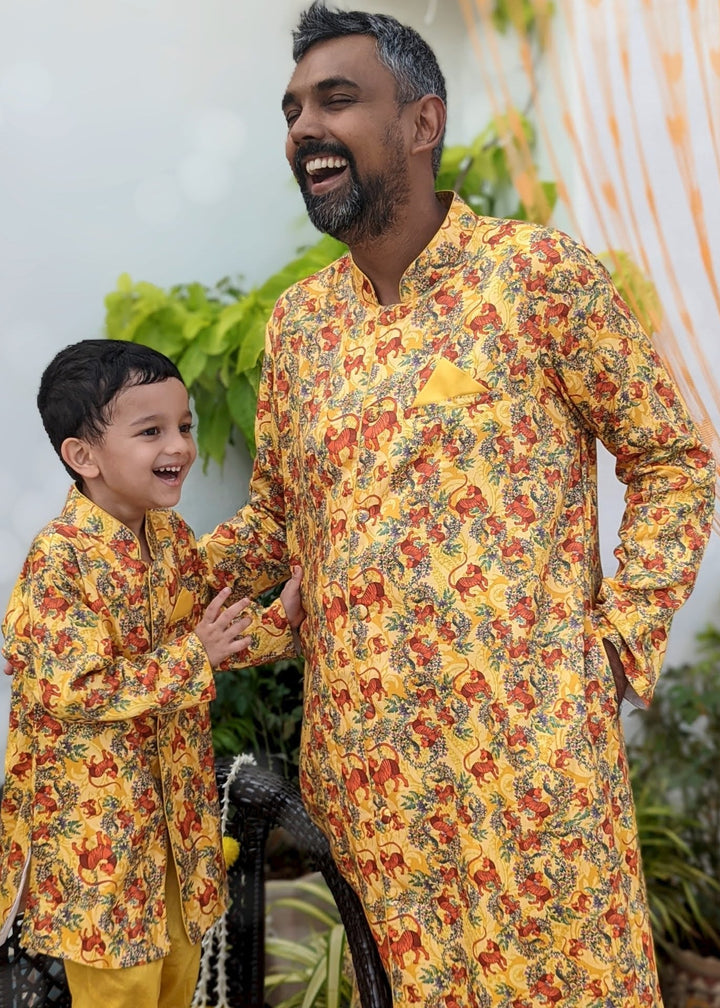 Sherwani &amp; Churidar Set | Bhil Tiger