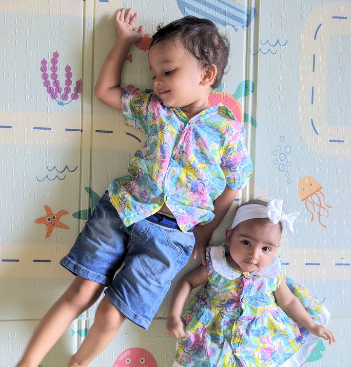 Cotton Beach Shirt | Under The Sea