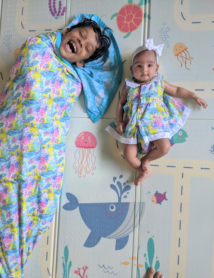 Muslin Blanket - Under The Sea - Junior
