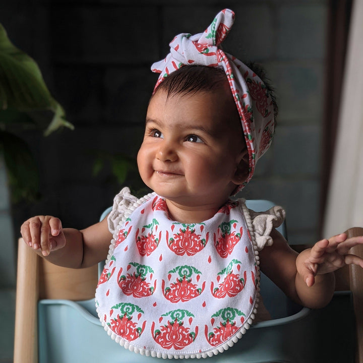 Cotton Knit Bib - Guldasta