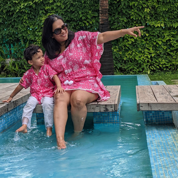 Cotton Beach Shirt | Nayantaara Pink