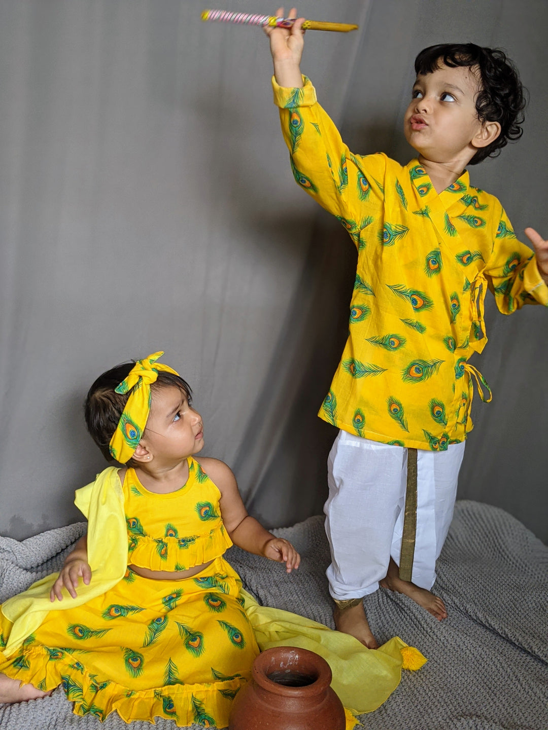 Angrakha Kurta for Boys &amp; Men | Mor Pankh
