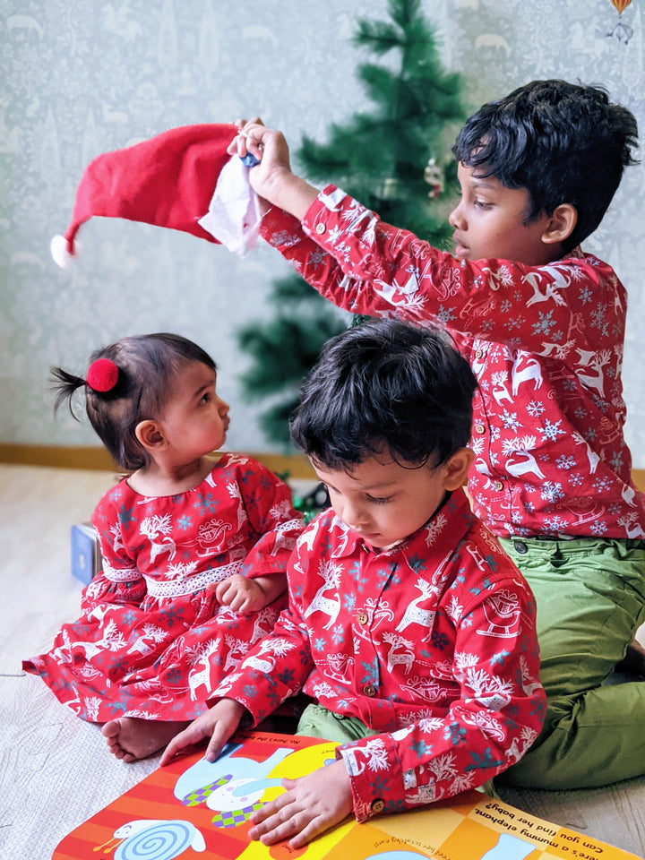Christmas Cotton Shirt | Dear Santa | Limited Stocks