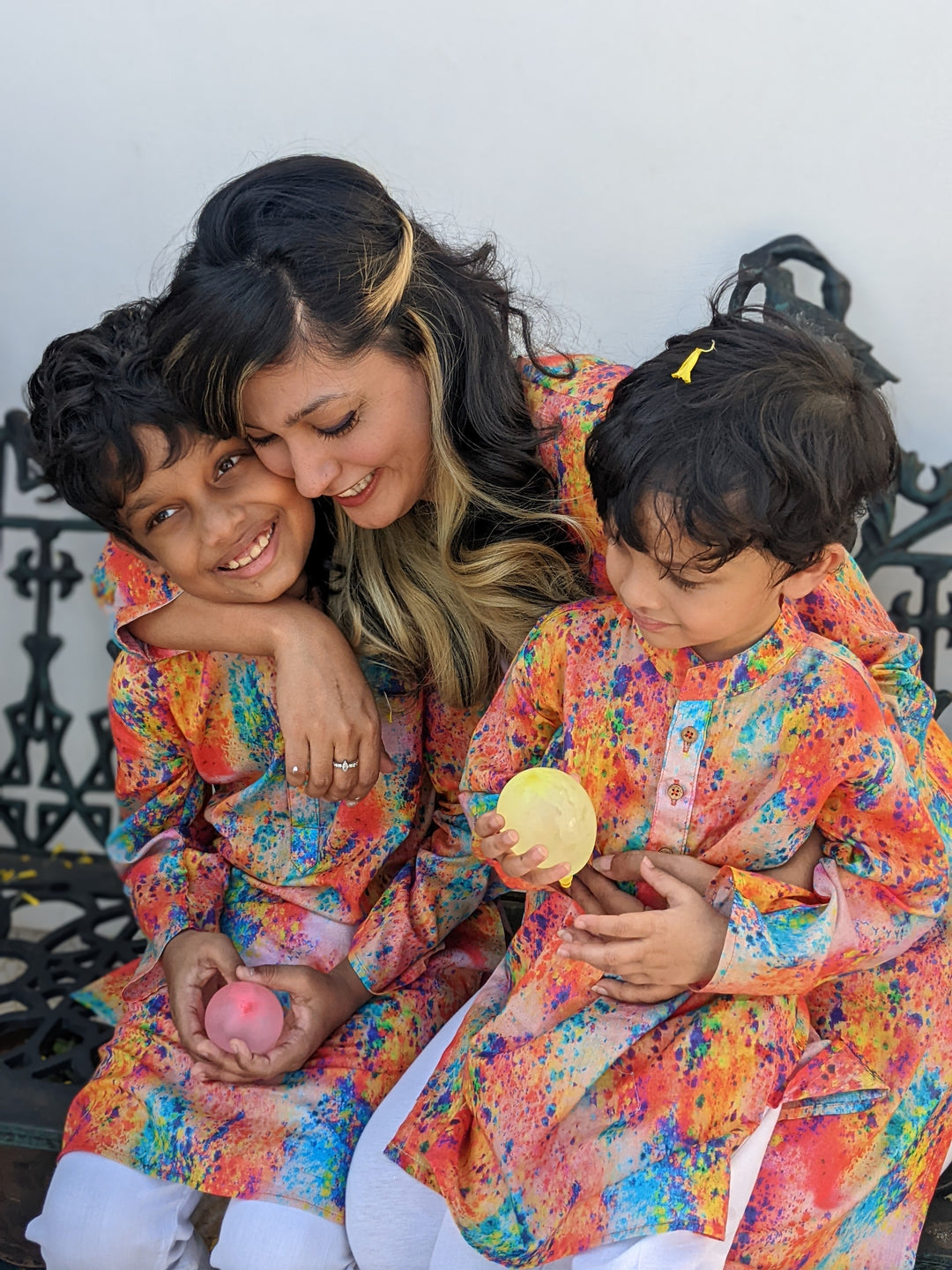 Cotton Malmal Kurta for Boys, Men | Holi Trance | Limited Stocks