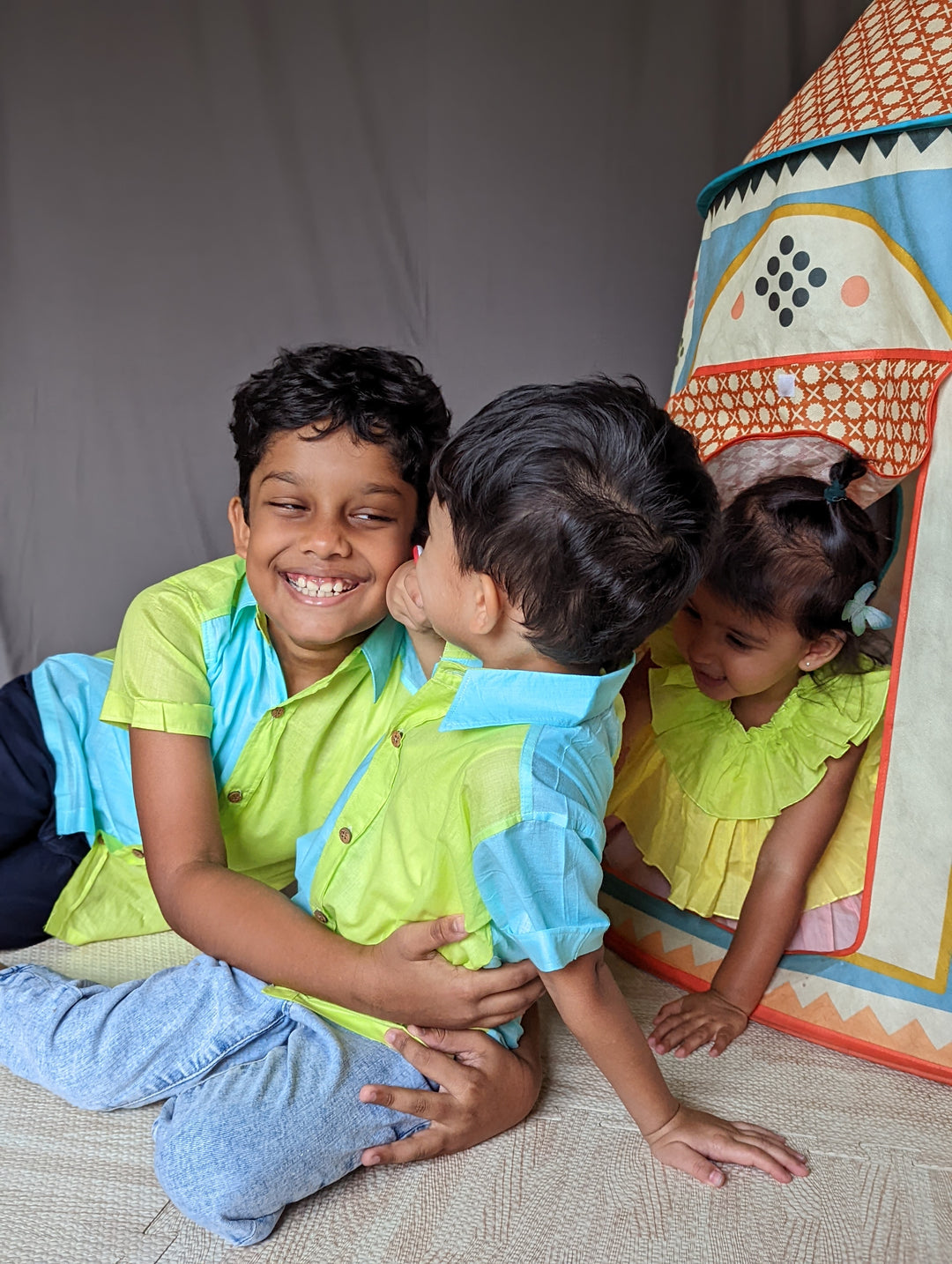 Cotton Malmal Shirt | Popsicle | 0-12 Years