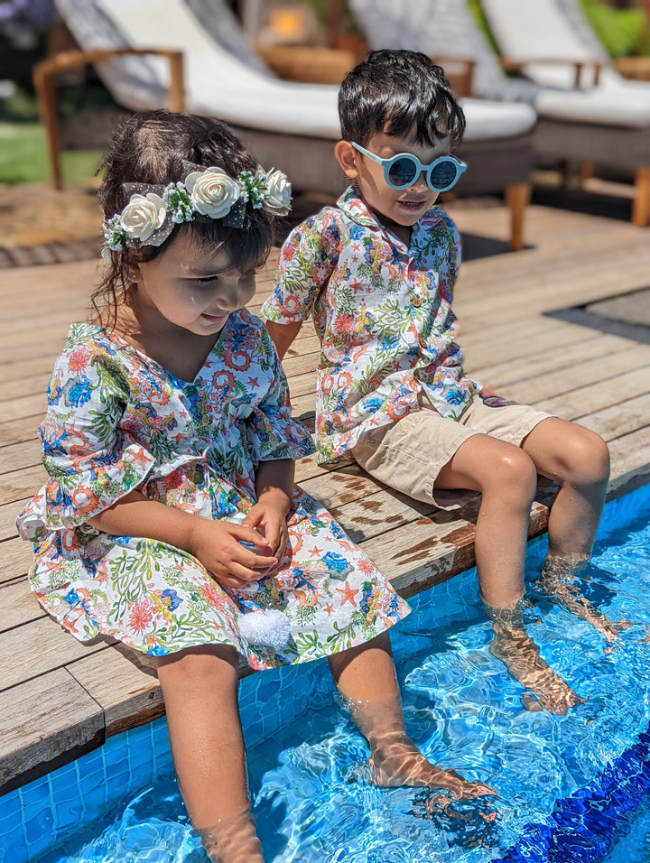 childrens beach dress for beach vacation 