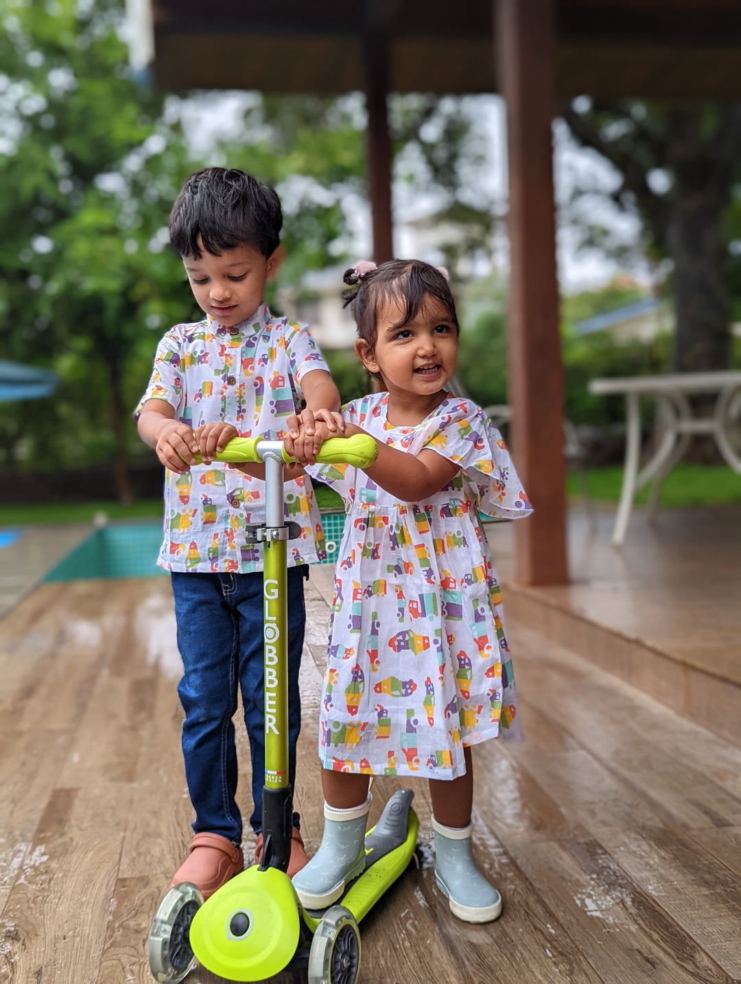 Cotton Malmal Shirt | Zoom Zoom | 0-12 Years