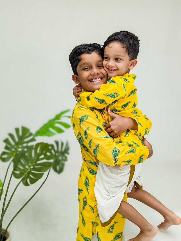 Angrakha Kurta for Boys &amp; Men | Mor Pankh