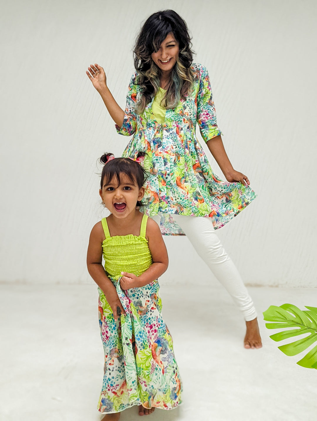 Cotton 2-pc Kurti &amp; Jacket for Women | Kukdoo Koo