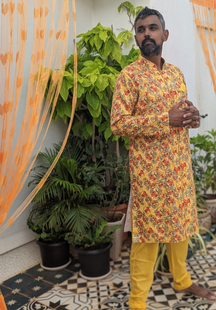 Sherwani &amp; Churidar Set | Bhil Tiger