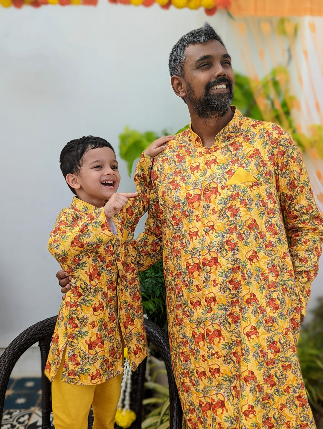 Sherwani &amp; Churidar Set | Bhil Tiger