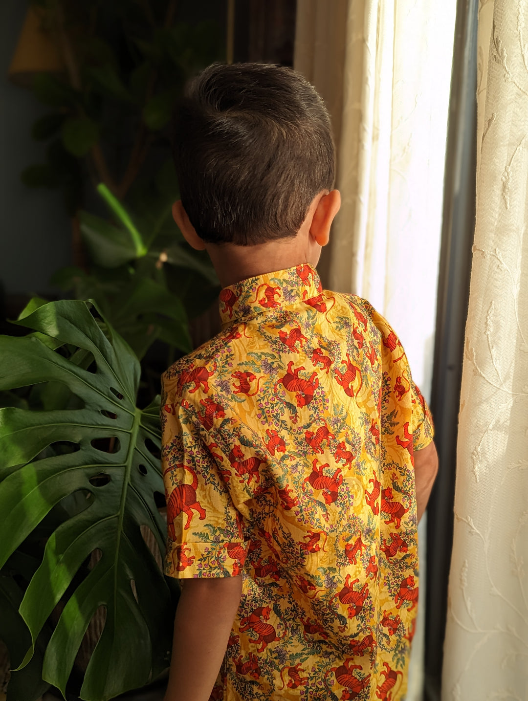 Cotton Shirt for Boys, Men | Bhil Tiger