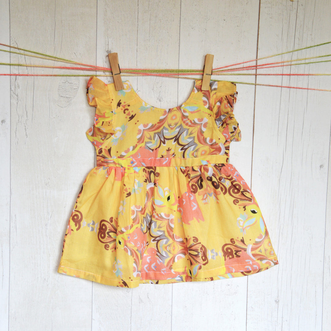 Cotton Malmal Dress | Funny Bunny