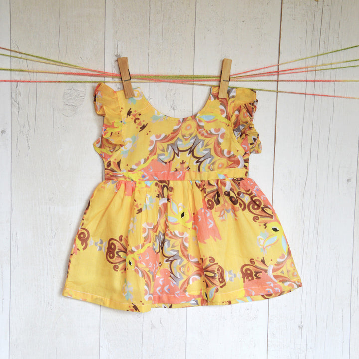 Cotton Malmal Dress | Funny Bunny