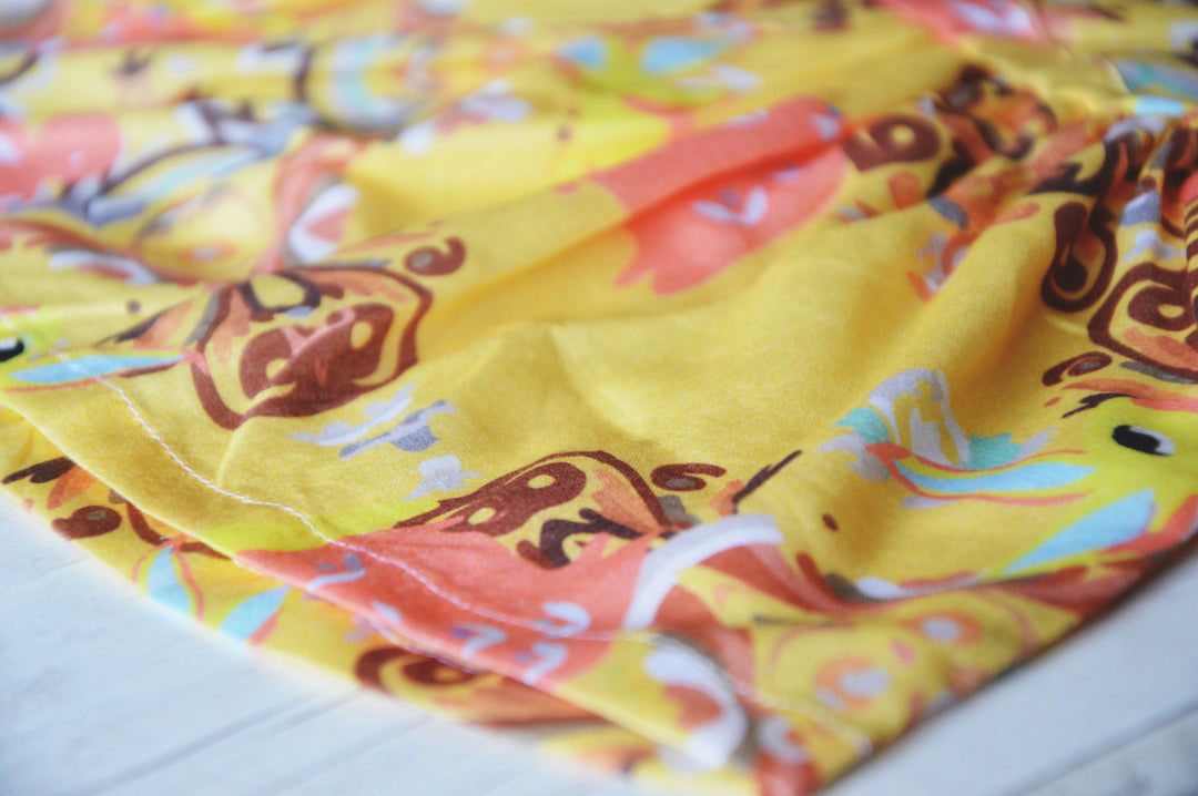 Cotton Malmal Dress | Funny Bunny